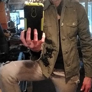 Vanilla Star cotton blazer.